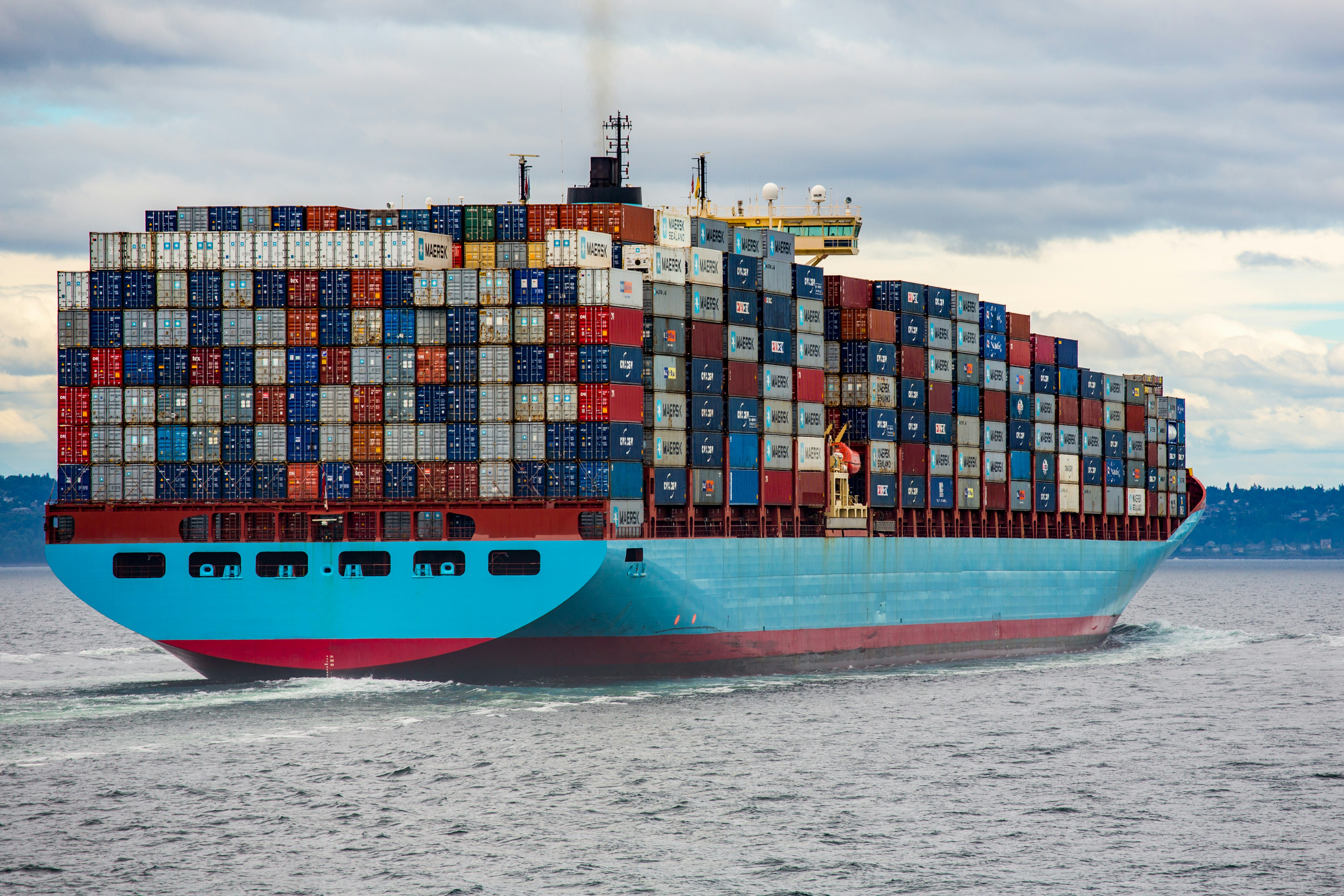 Container shipping and port cranes